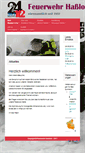 Mobile Screenshot of feuerwehr-hassloch.de